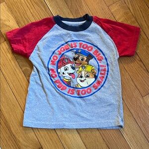 Paw Patrol Red and Gray Kids Tee